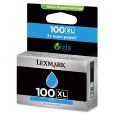 Lexmark Genuine #100XL Cyan Inkjet Cartridge High Yield